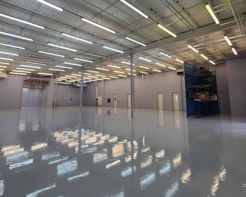 Houston, TX industrial concrete floor epoxy coating